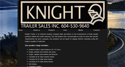 Desktop Screenshot of knighttrailer.com